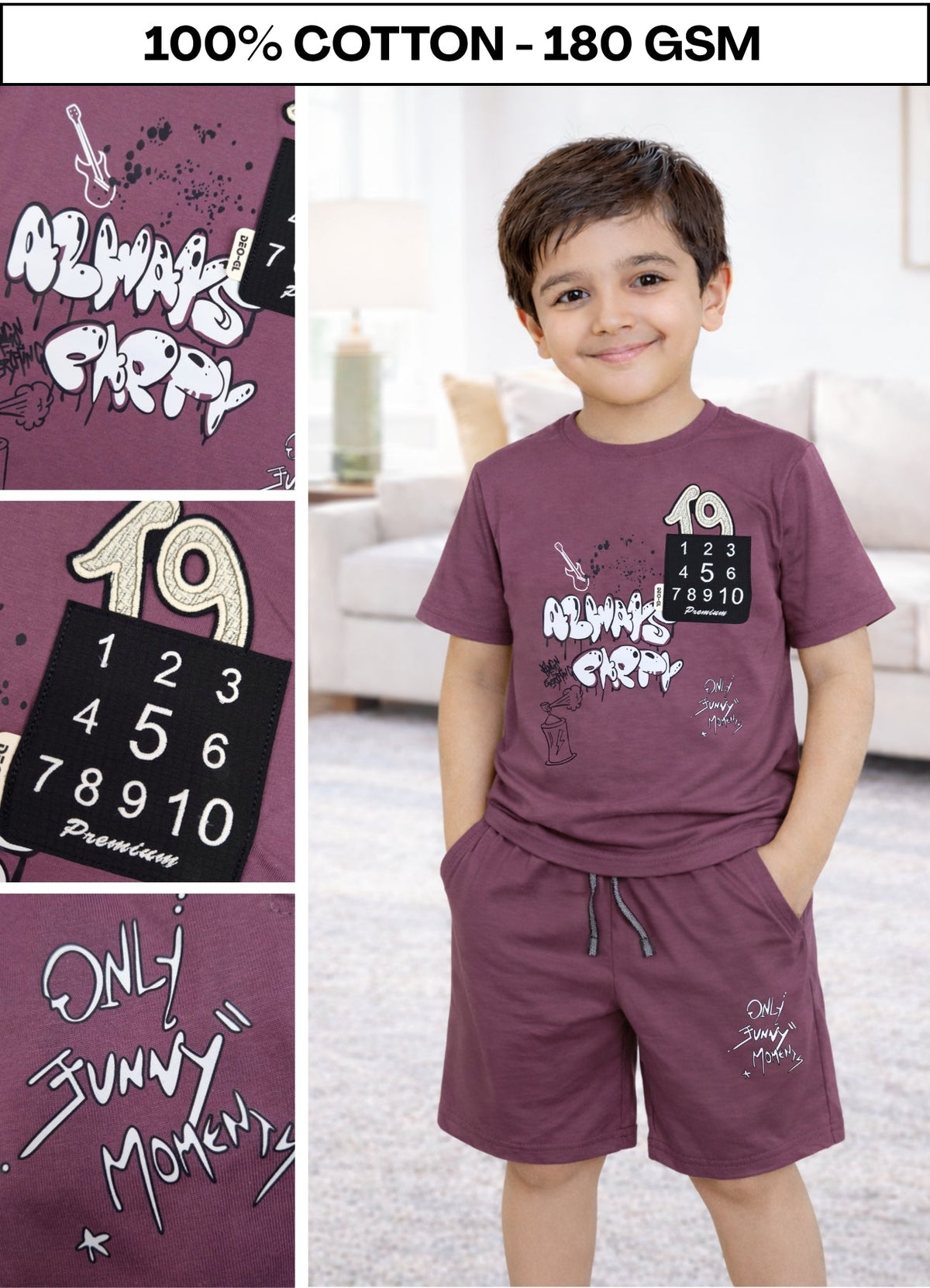 FL - 1804 - Wine | 180-190 Premium Cotton Biowash
