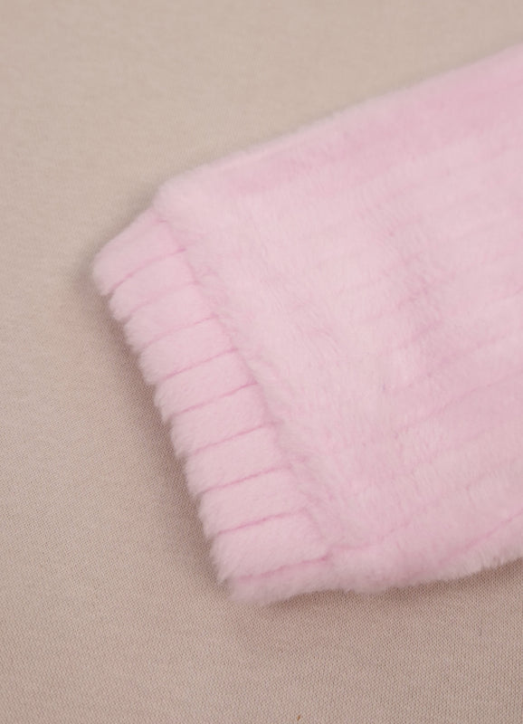 671 - Pink - infant cord set | 320 - 330 GSM Imported Soft Fabric