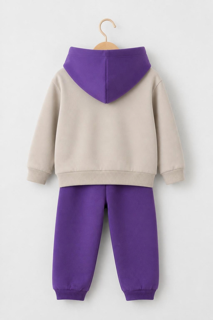 2522 - Purple - Infant Cord Set | 330 - 350 GSM Premium Cotton Fleece