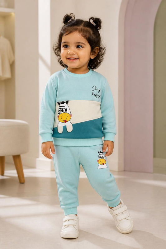 2518 - lite sky - Infant Cord Set | 330 - 350 GSM Premium Cotton Fleece