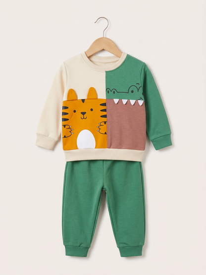 2516 - Green - Infant Cord Set | 330 - 350 GSM Premium Cotton Fleece