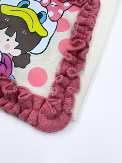 2522 - Coral Pink - Infant Cord Set | 330 - 350 GSM Premium Cotton Fleece