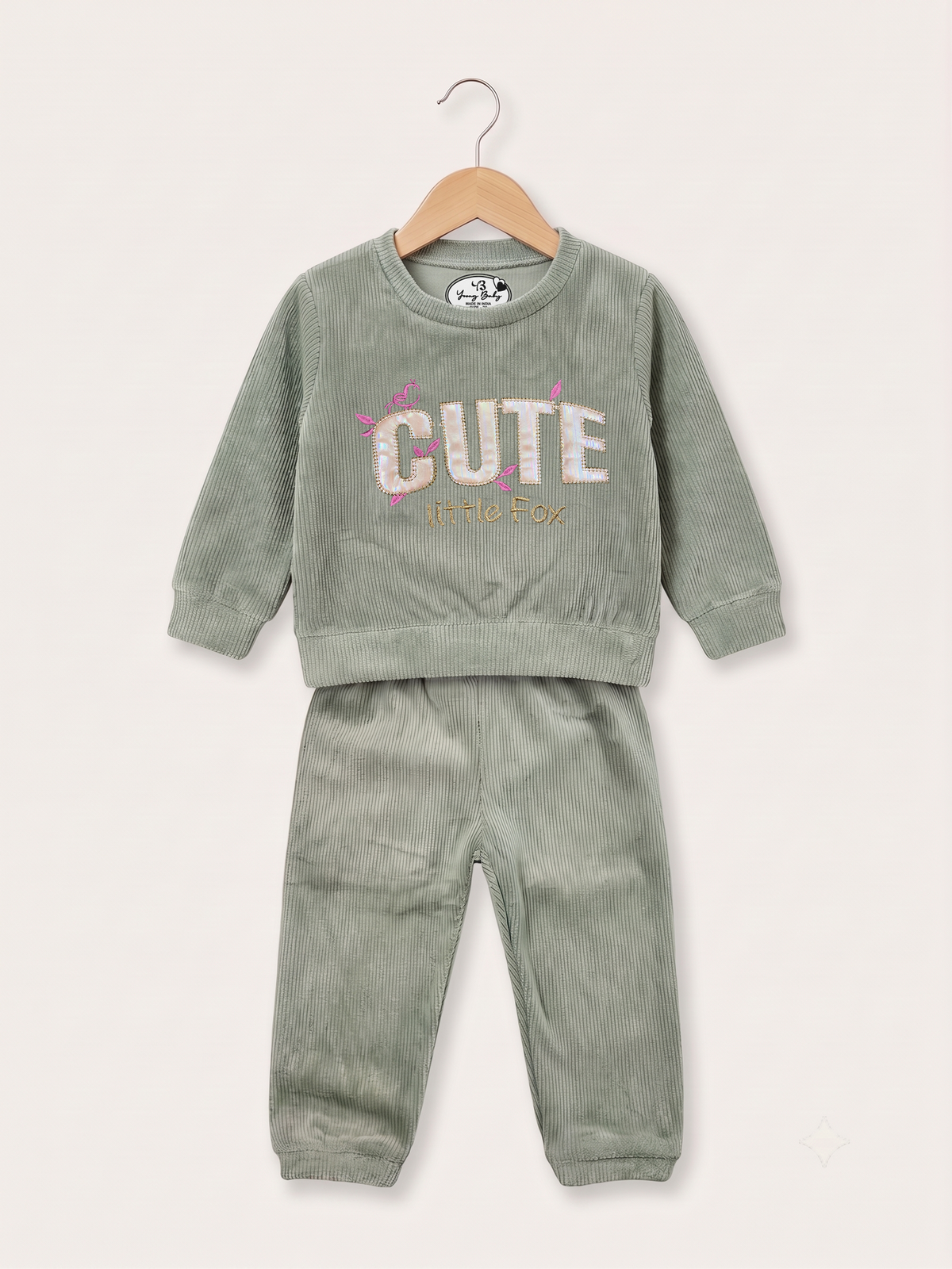 2527 - Pista - Infant Cord Set | 330 - 350 GSM Premium Cotton Fleece