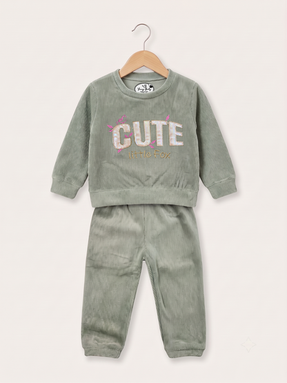 2527 - Pista - Infant Cord Set | 330 - 350 GSM Premium Cotton Fleece