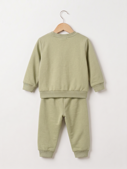 2523 - Green - Infant Cord Set | 330 - 350 GSM Premium Cotton Fleece