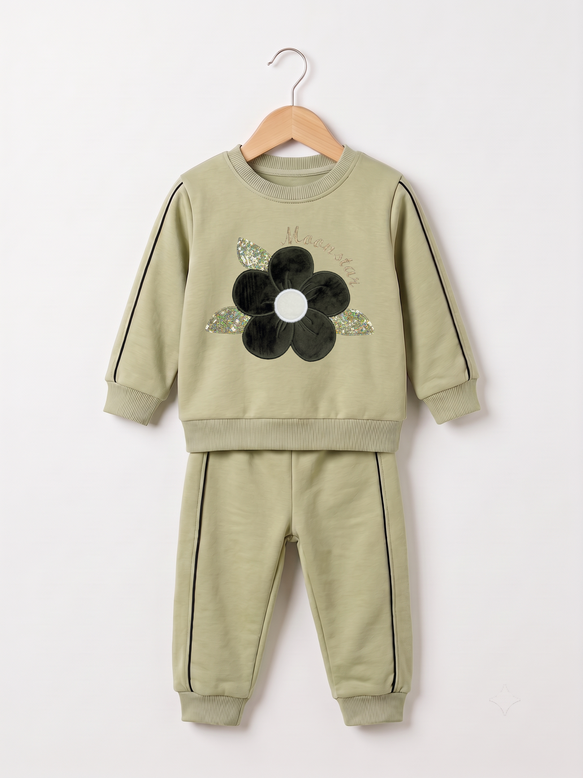2523 - Green - Infant Cord Set | 330 - 350 GSM Premium Cotton Fleece