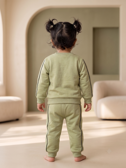 2523 - Green - Infant Cord Set | 330 - 350 GSM Premium Cotton Fleece