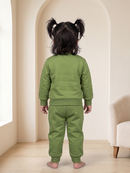 2513 - Green - Infant Cord Set | 330 - 350 GSM Premium Cotton Fleece