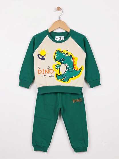 2525 - Green - Infant Cord Set | 330 - 350 GSM Premium Cotton Fleece