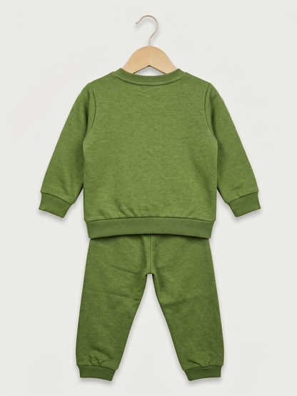 2513 - Green - Infant Cord Set | 330 - 350 GSM Premium Cotton Fleece