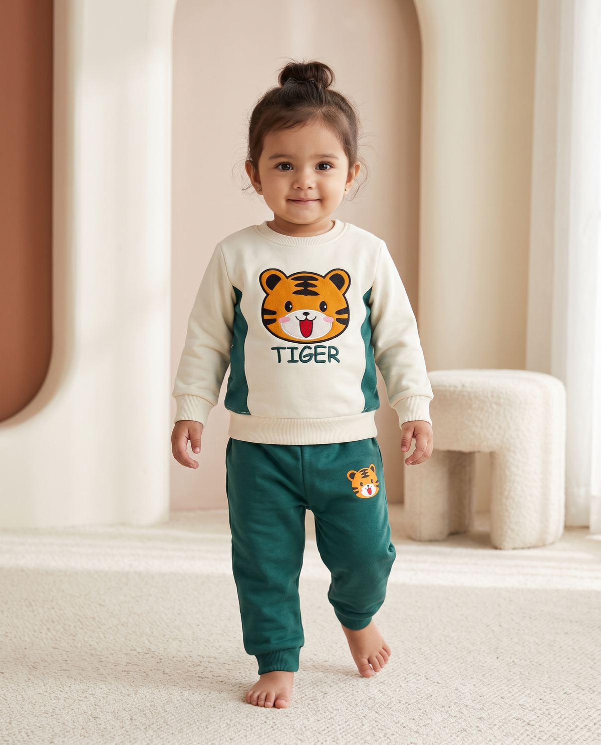 2531 - Green - Infant Cord Set | 330 - 350 GSM Premium Cotton Fleece