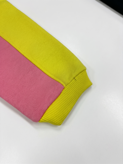 2519 - Yellow Kitty - Infant Cord Set | 330 - 350 GSM Premium Cotton Fleece
