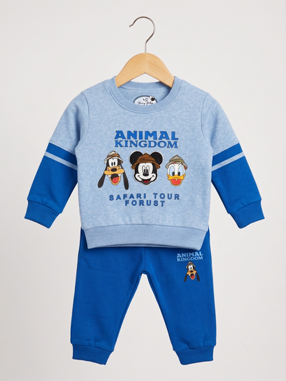 2521 - Blue - Infant Cord Set | 330 - 350 GSM Premium Cotton Fleece
