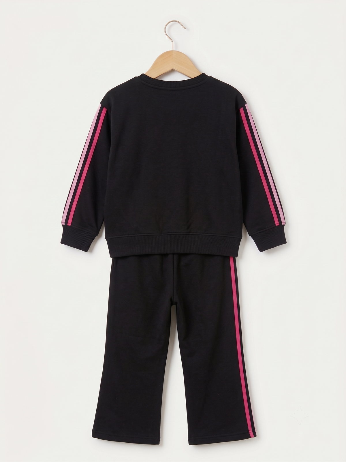 2603 - Black - Girls Cord Set | 330 - 350 GSM Premium Cotton Fleece