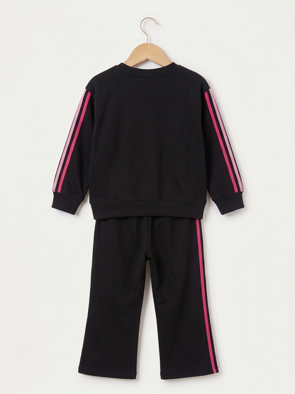 2603 - Black - Girls Cord Set | 330 - 350 GSM Premium Cotton Fleece