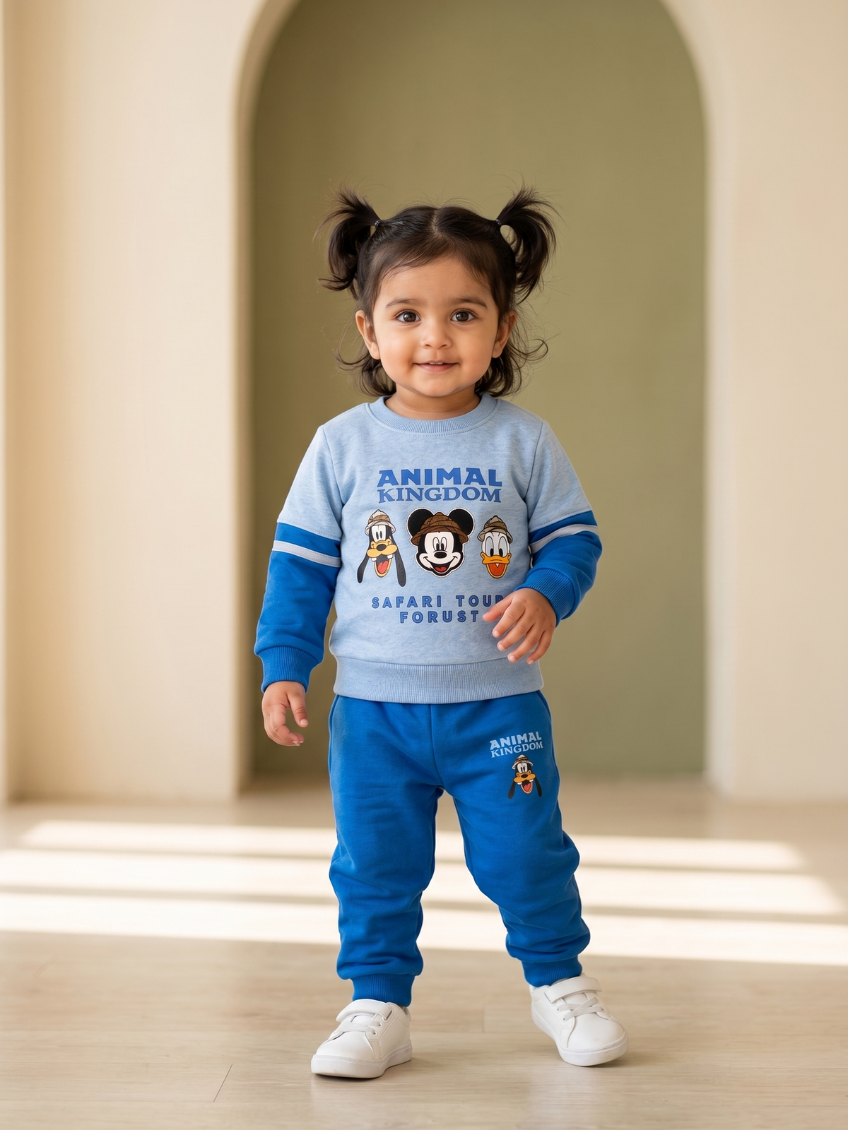 2521 - Blue - Infant Cord Set | 330 - 350 GSM Premium Cotton Fleece