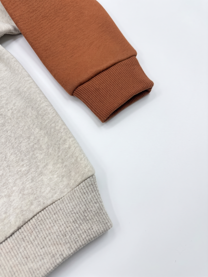 2521 - Brown - Infant Cord Set | 330 - 350 GSM Premium Cotton Fleece
