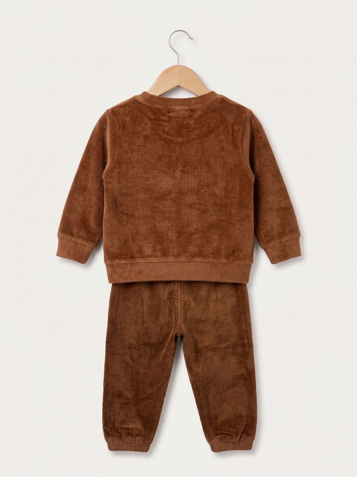2527 - Brown - Infant Cord Set | 330 - 350 GSM Premium Cotton Fleece