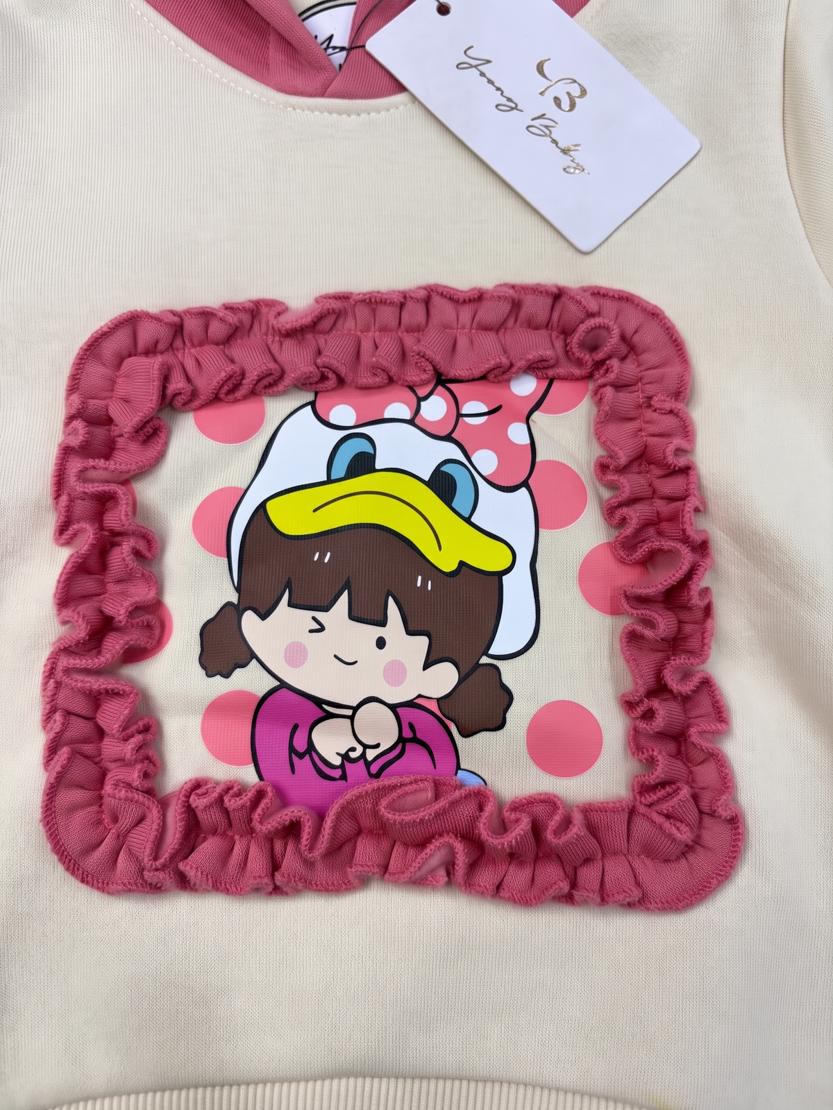 2522 - Coral Pink - Infant Cord Set | 330 - 350 GSM Premium Cotton Fleece