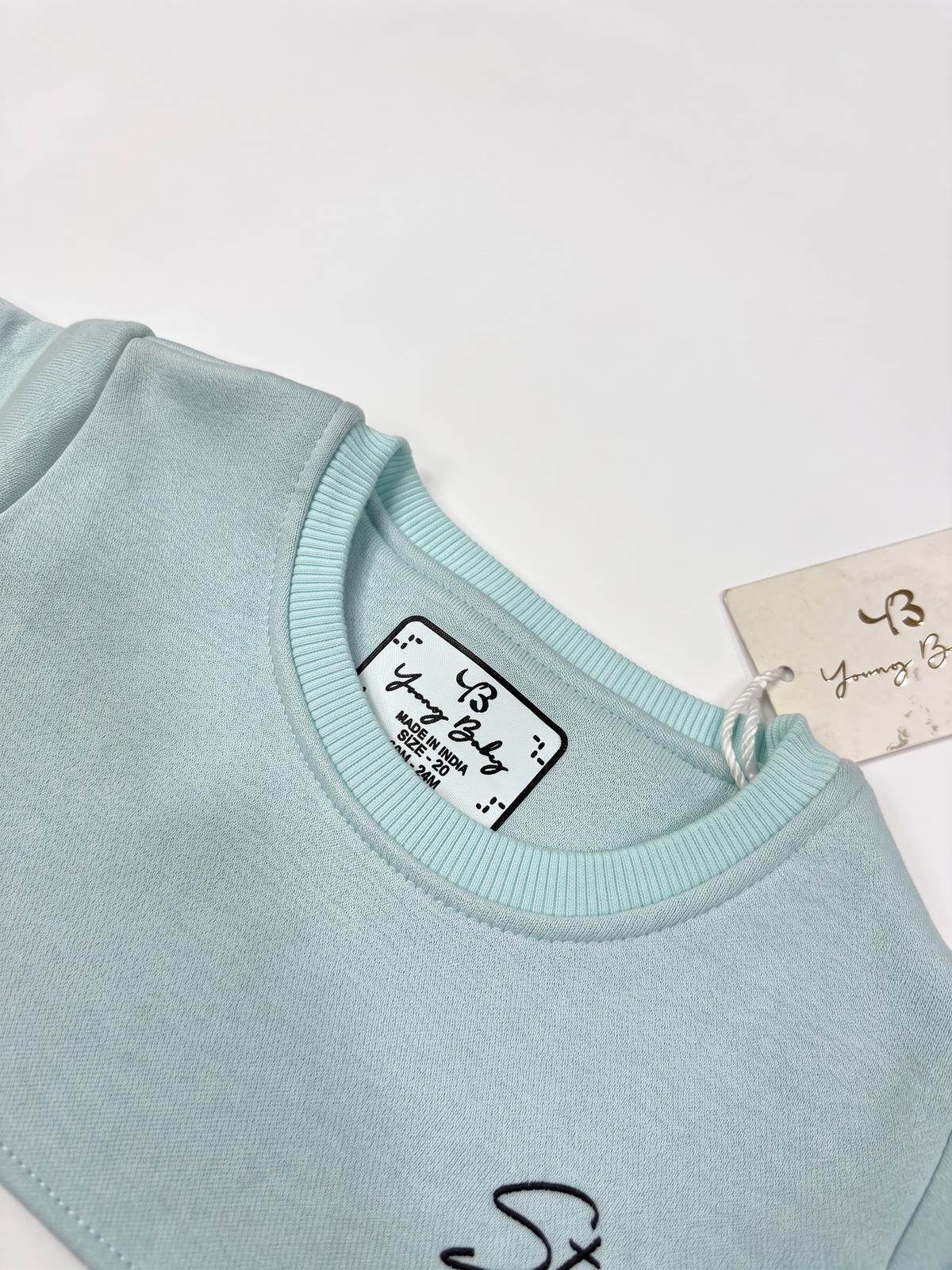 2518 - lite sky - Infant Cord Set | 330 - 350 GSM Premium Cotton Fleece