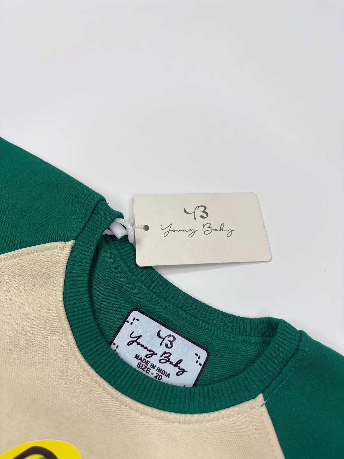 2525 - Green - Infant Cord Set | 330 - 350 GSM Premium Cotton Fleece