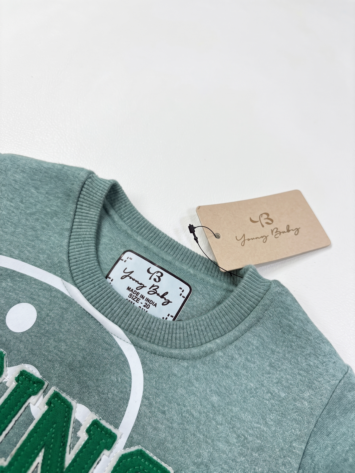 2526 - Green - Infant Cord Set | 330 - 350 GSM Premium Cotton Fleece