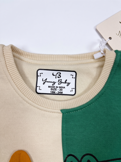 2516 - Green - Infant Cord Set | 330 - 350 GSM Premium Cotton Fleece