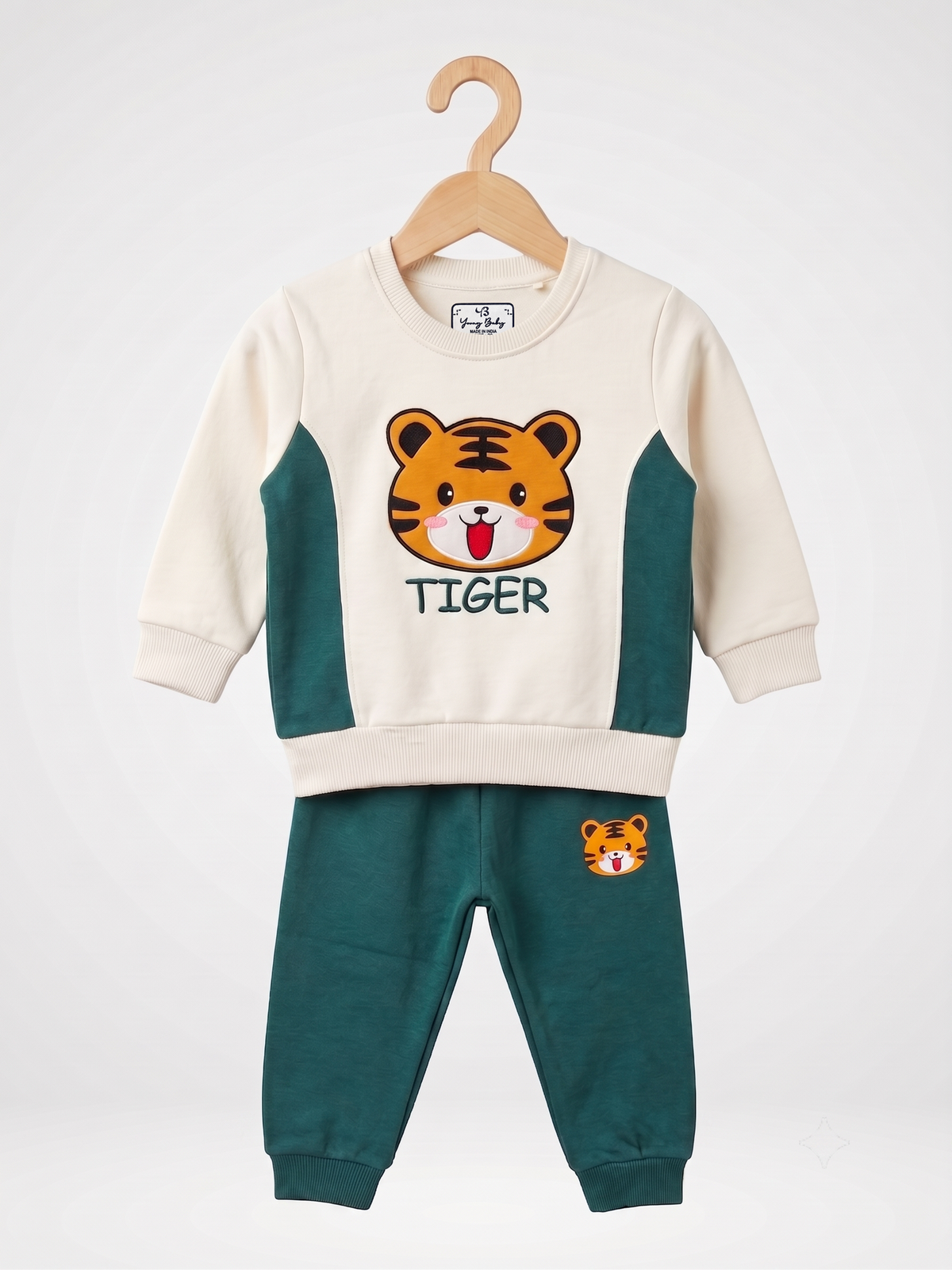 2531 - Green - Infant Cord Set | 330 - 350 GSM Premium Cotton Fleece