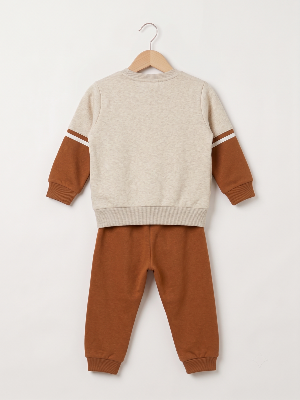 2521 - Brown - Infant Cord Set | 330 - 350 GSM Premium Cotton Fleece