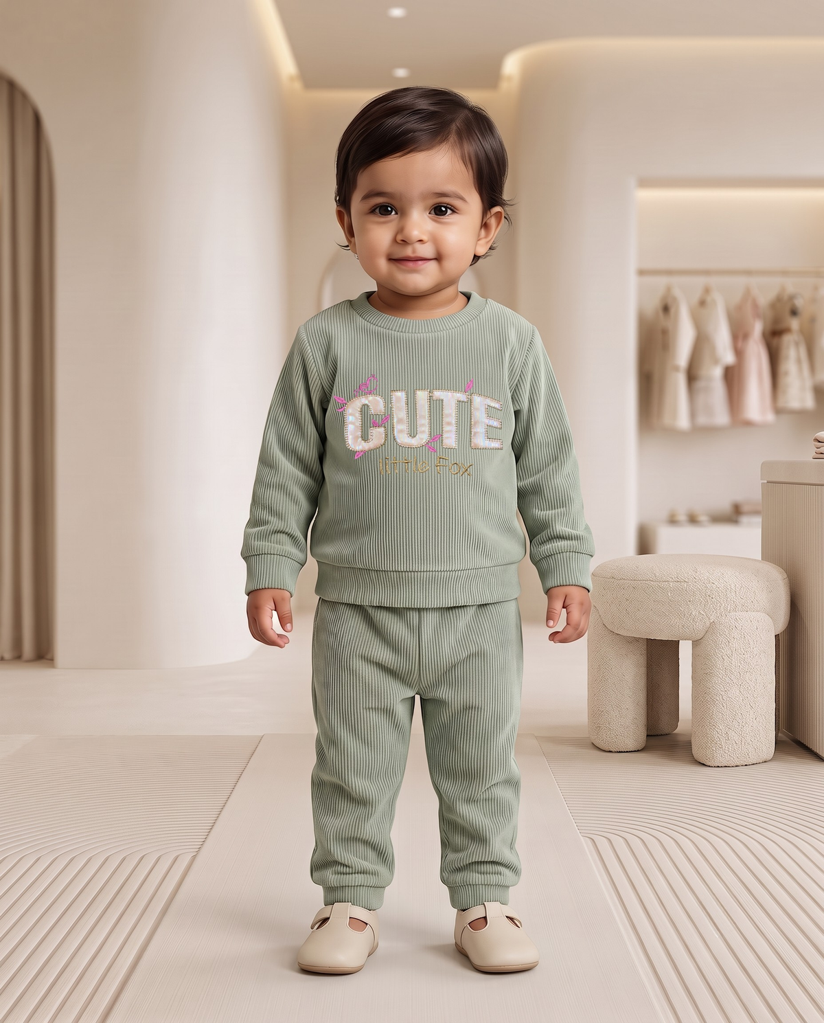 2527 - Pista - Infant Cord Set | 330 - 350 GSM Premium Cotton Fleece