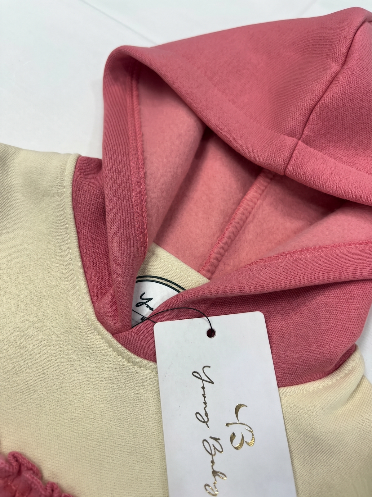 2522 - Coral Pink - Infant Cord Set | 330 - 350 GSM Premium Cotton Fleece