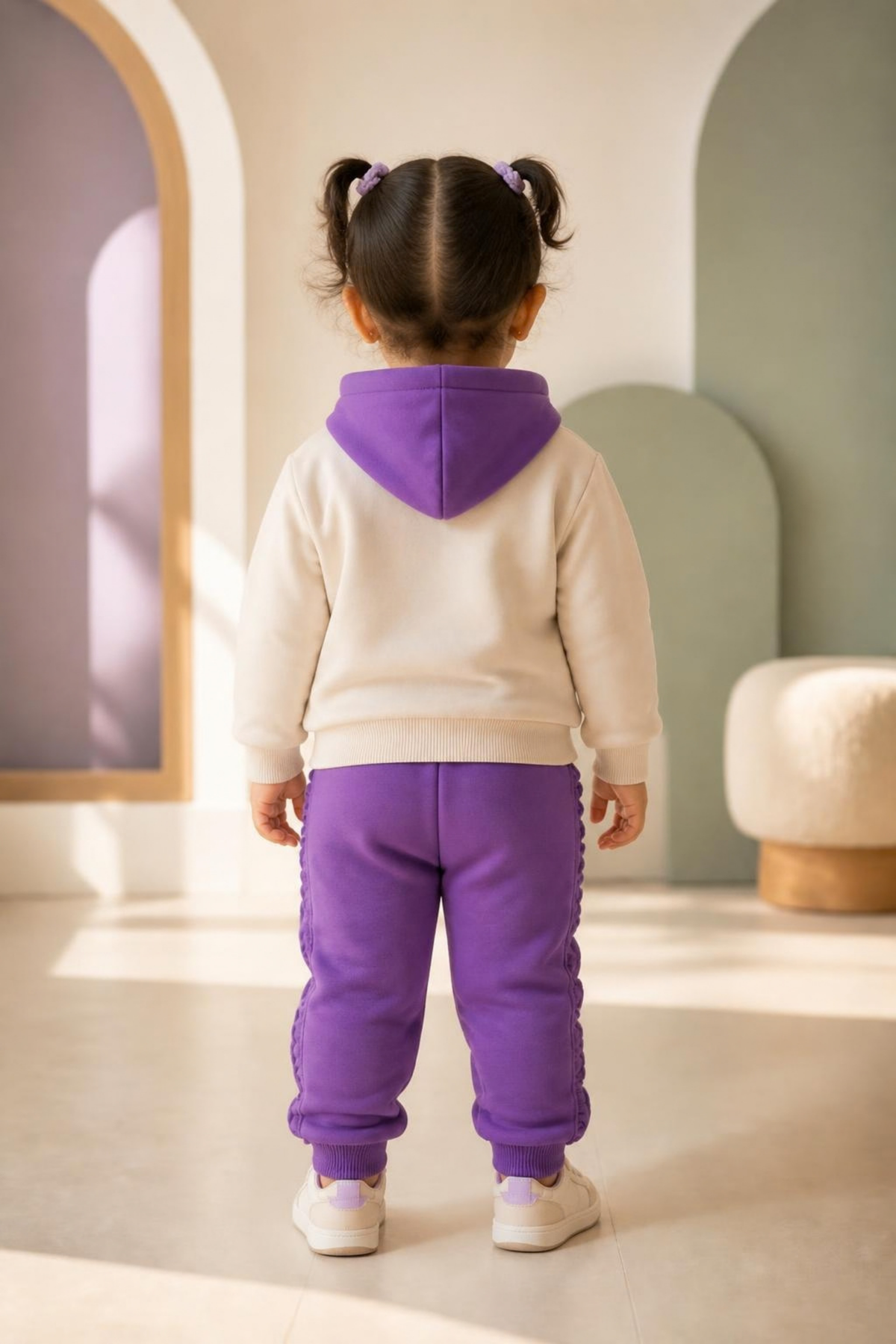 2522 - Purple - Infant Cord Set | 330 - 350 GSM Premium Cotton Fleece