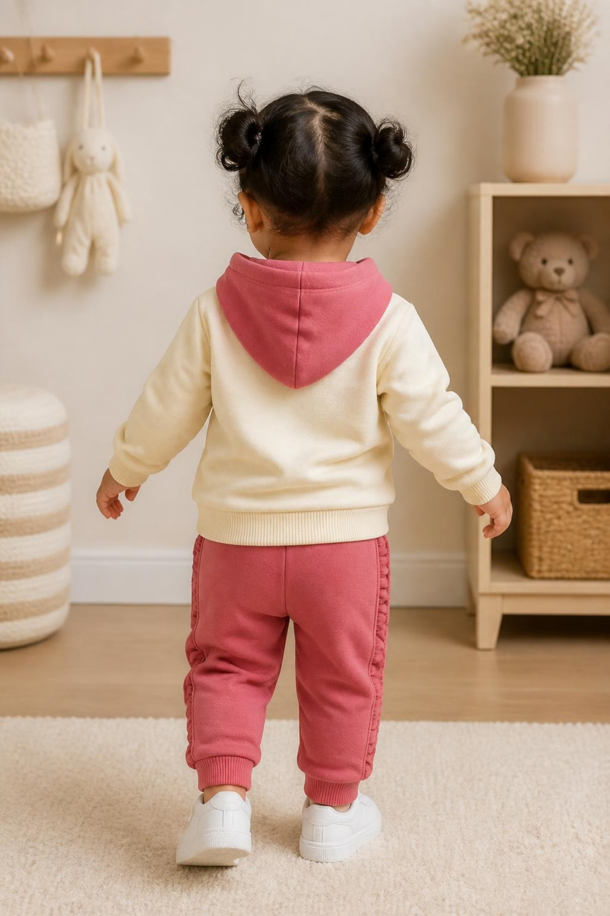 2522 - Coral Pink - Infant Cord Set | 330 - 350 GSM Premium Cotton Fleece