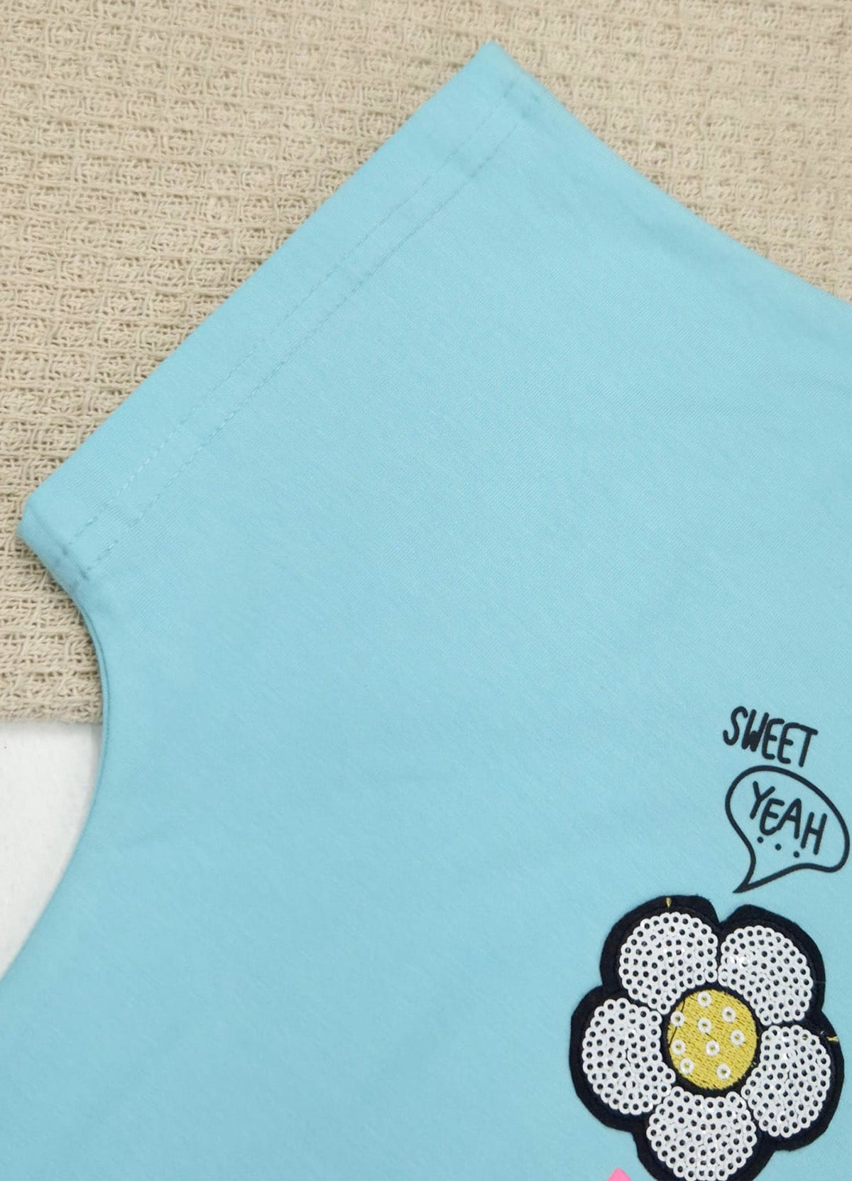 FL - 1631 - Sky | 180 GSM  Premium Cotton Lycra