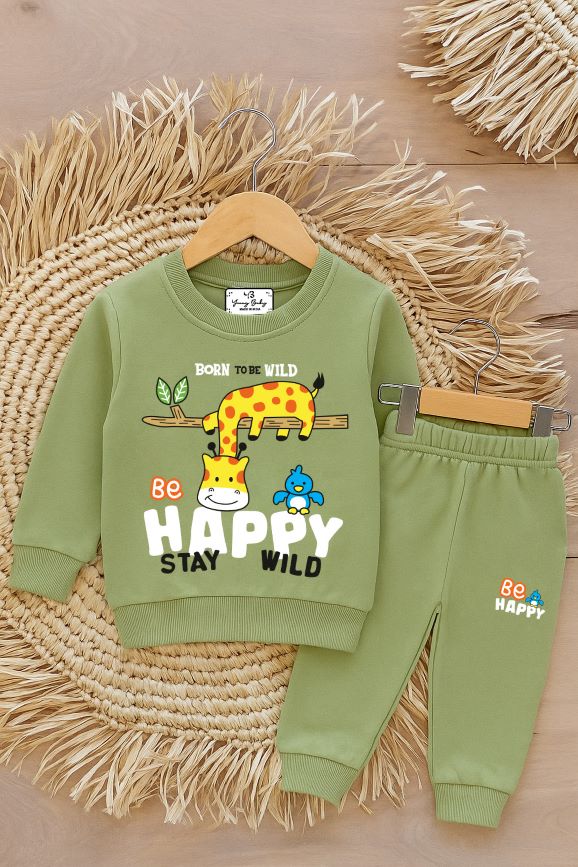 706 - Neon Green  - infant cord set | 260 - 270 GSM  Soft Spun Fleece
