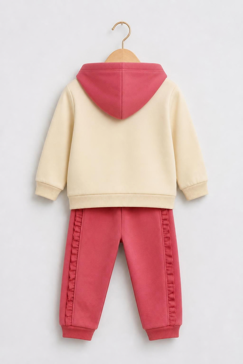 2522 - Coral Pink - Infant Cord Set | 330 - 350 GSM Premium Cotton Fleece