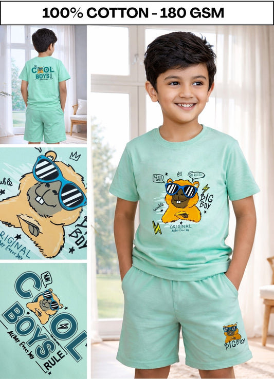 FL - 1801 - Aqua Green - 180-190 Gsm Cotton Biowash