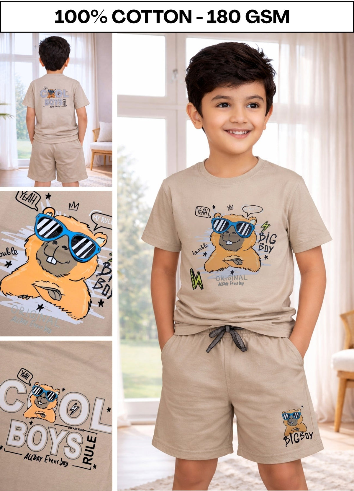 FL - 1801 - Mouse | 180-190 gsm cotton soft biowash