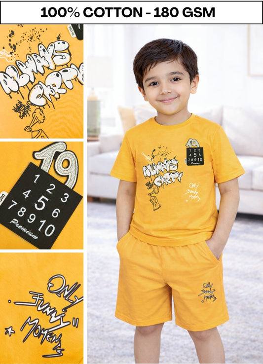 FL - 1804 - Yellow- 180-190 Gsm Cotton Biowash