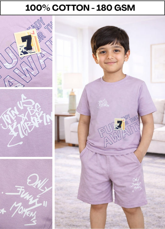 FL - 1805 - Lavender- 180-190 Gsm Cotton Biowash