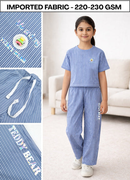 FL - 1693 - Blue |230 GSM Premium Imported Fabric