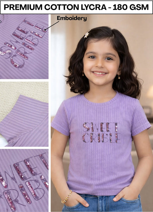 FL - 1601 - Purple | 220 GSM  Premium Imported Lycra