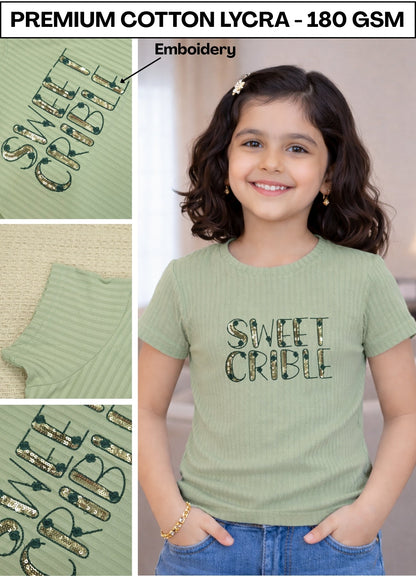 FL - 1601 - Light Green | 220 GSM  Premium Imported Lycra