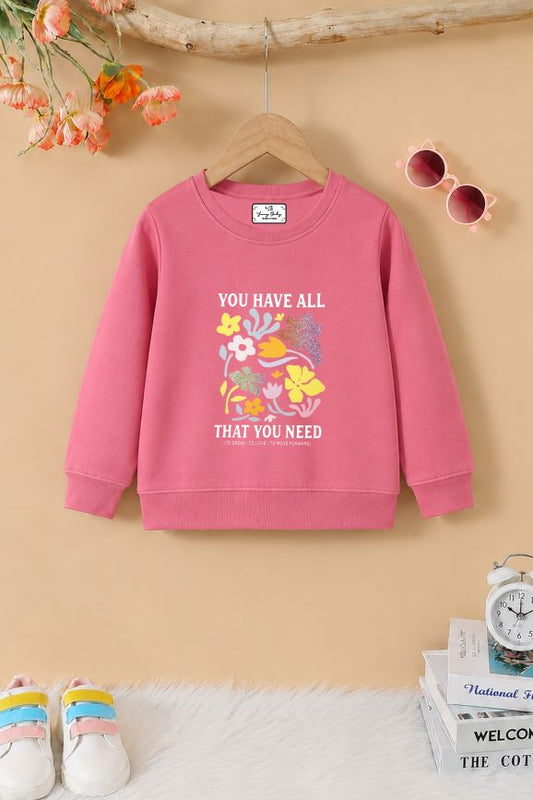 503 - Onion - Girls Sweatshirt | 280 - 300 GSM Premium Cotton Fleece