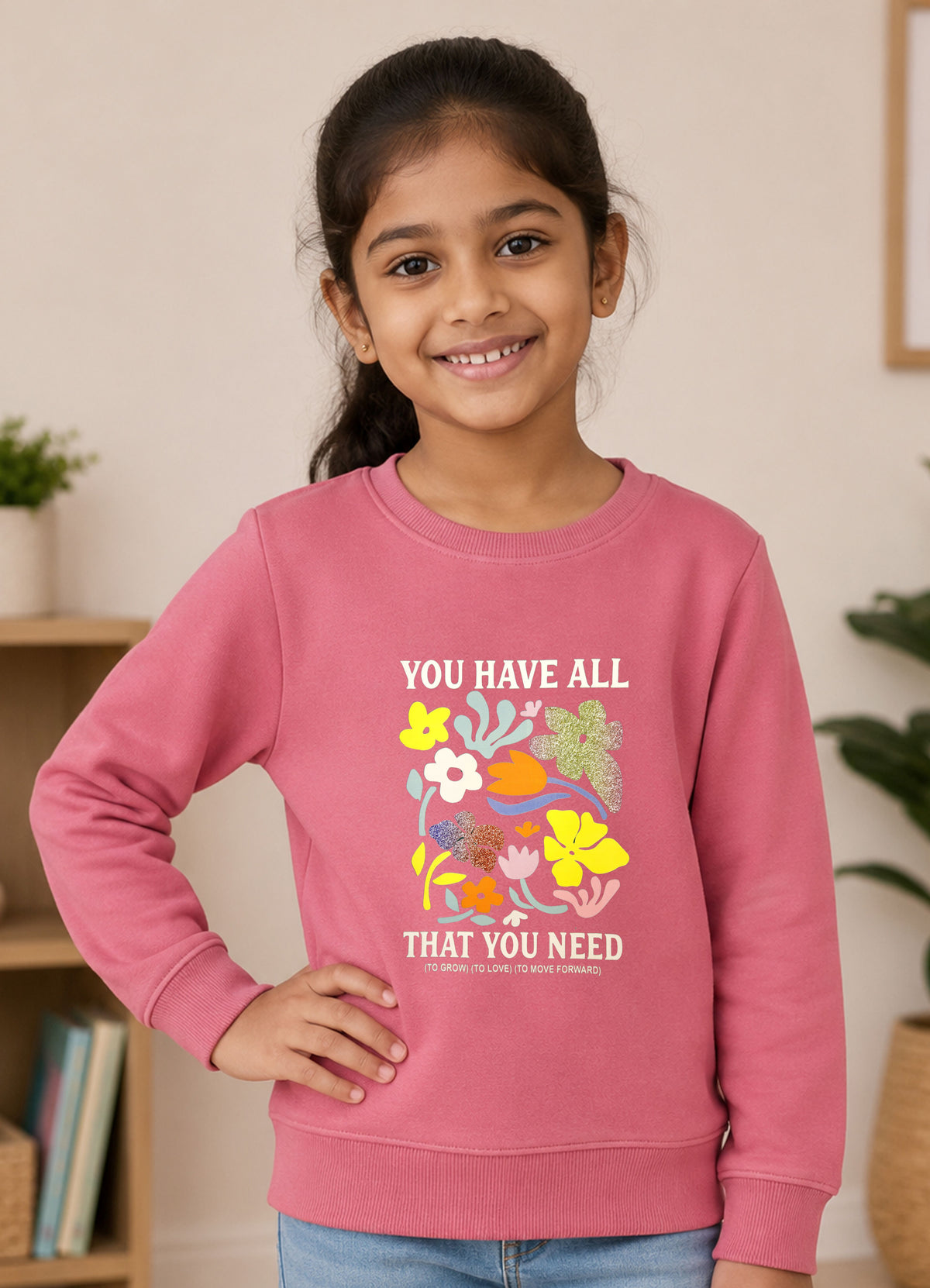 503 - Onion - Girls Sweatshirt | 280 - 300 GSM Premium Cotton Fleece