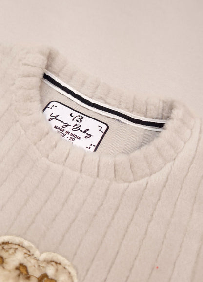 520 - Grey  - Infant cord set | 320 - 330 GSM Imported Soft fabric
