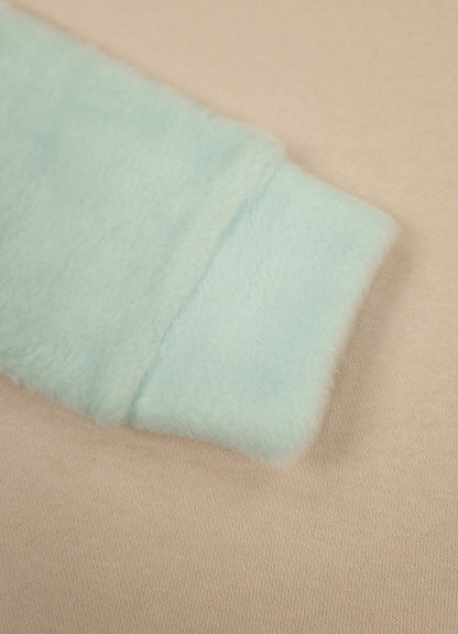 523  - Aqua Blue - Infant cord set | 320 - 330 GSM Imported Soft fabric