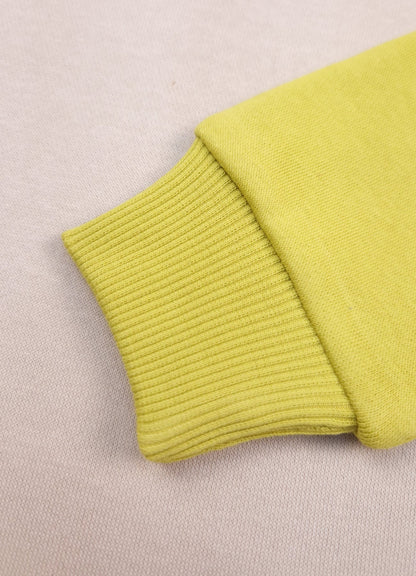 525 - yellow Green - Infant cord set | 280-290 GSM Premium Cotton Fleece