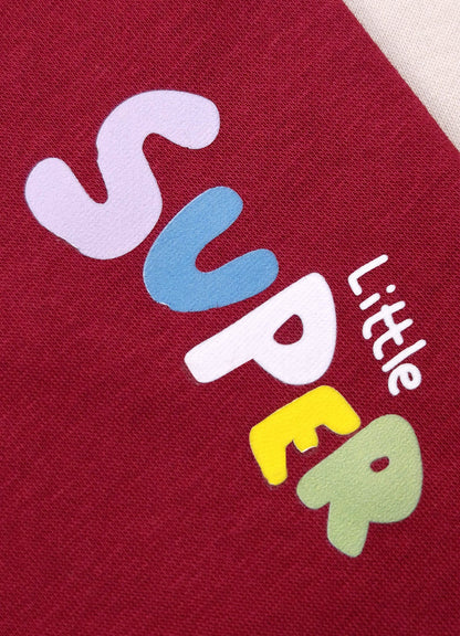 526 - Mahroon - Infant cord set | 290 GSM Premium cotton Fleece