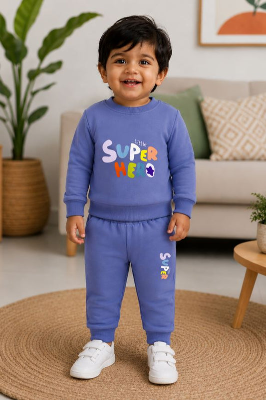 526 - Denim  - Infant cord set | 280-290 GSM Premium Cotton Fleece